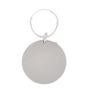 RAF SIMONS Round Disc Hoop Earring Women SILVER Earrings
